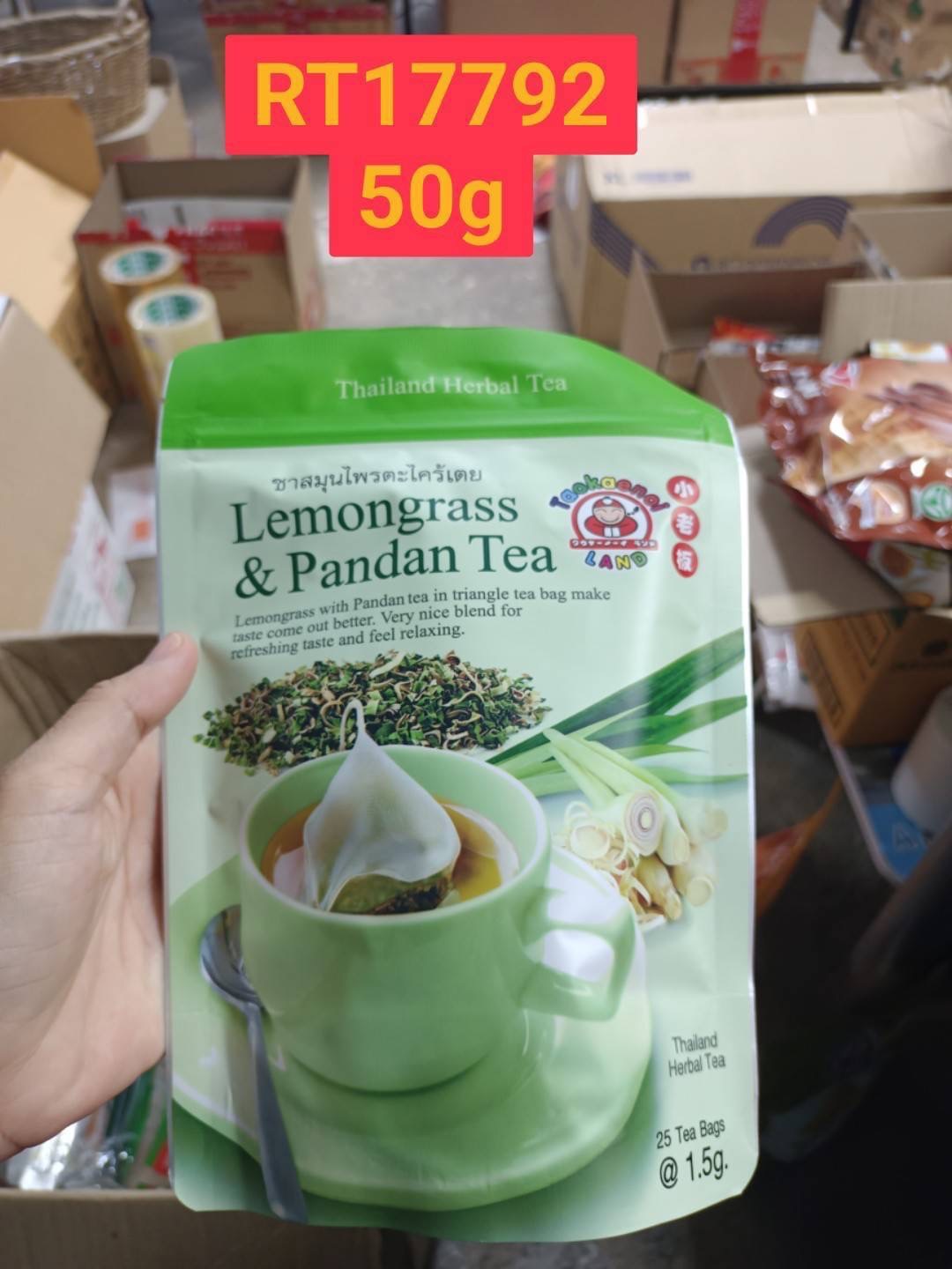 TAOKAENOI Lemongrass & Pandan Tea 50g.